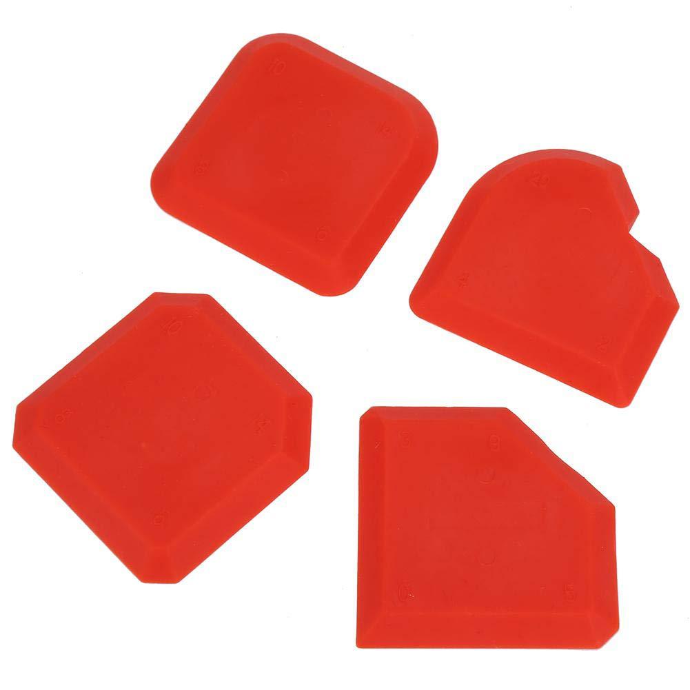 jectse 4pcs silicone sealant remover,smoother finisher scraper cleaner caulking tool kit, for a professional finish to most househol