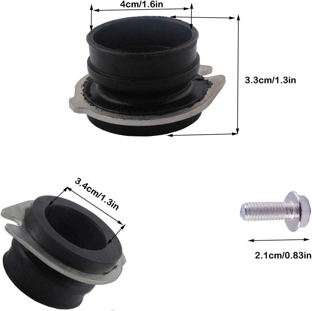 75499 Flex Coupler Garbage Disposal Replacement Parts Compatible with Insink-erator, Flexible Discharge Anti-Vibration Tailpipe Mount