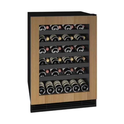 U-Line UHWC124-IG01A 24 1 Class Series Wine Captain with Reversible Hinge  Glass Door with Integrated Frame