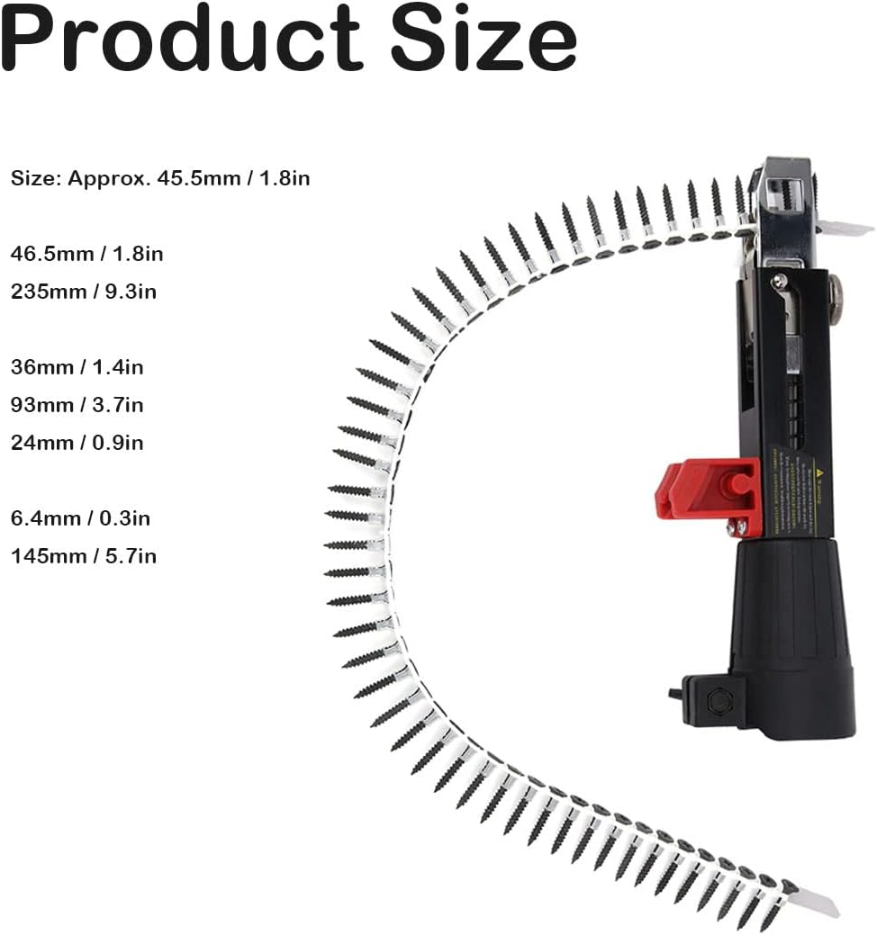 eboxer-1 Eboxer Screw Drill Chain Adapter for Power Drill Gun 41mm-46mm Chuck Range Automatic Screw Spike Chain Nail Gun Adapter, Automa
