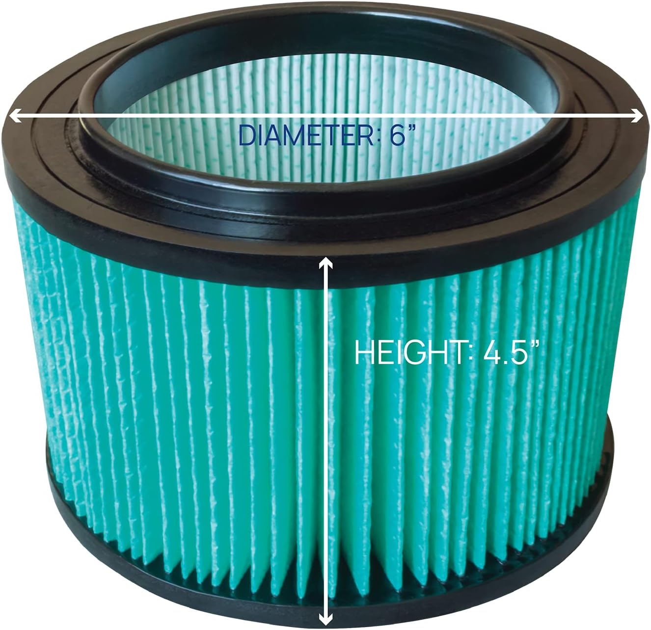 Italic Labs LC Filter Bros 16950 Compatible With Craftsman Replacement Filter Cartridge for 3 to 4 Gallon Wet/Dry Shop Vacuums For Fine Debris