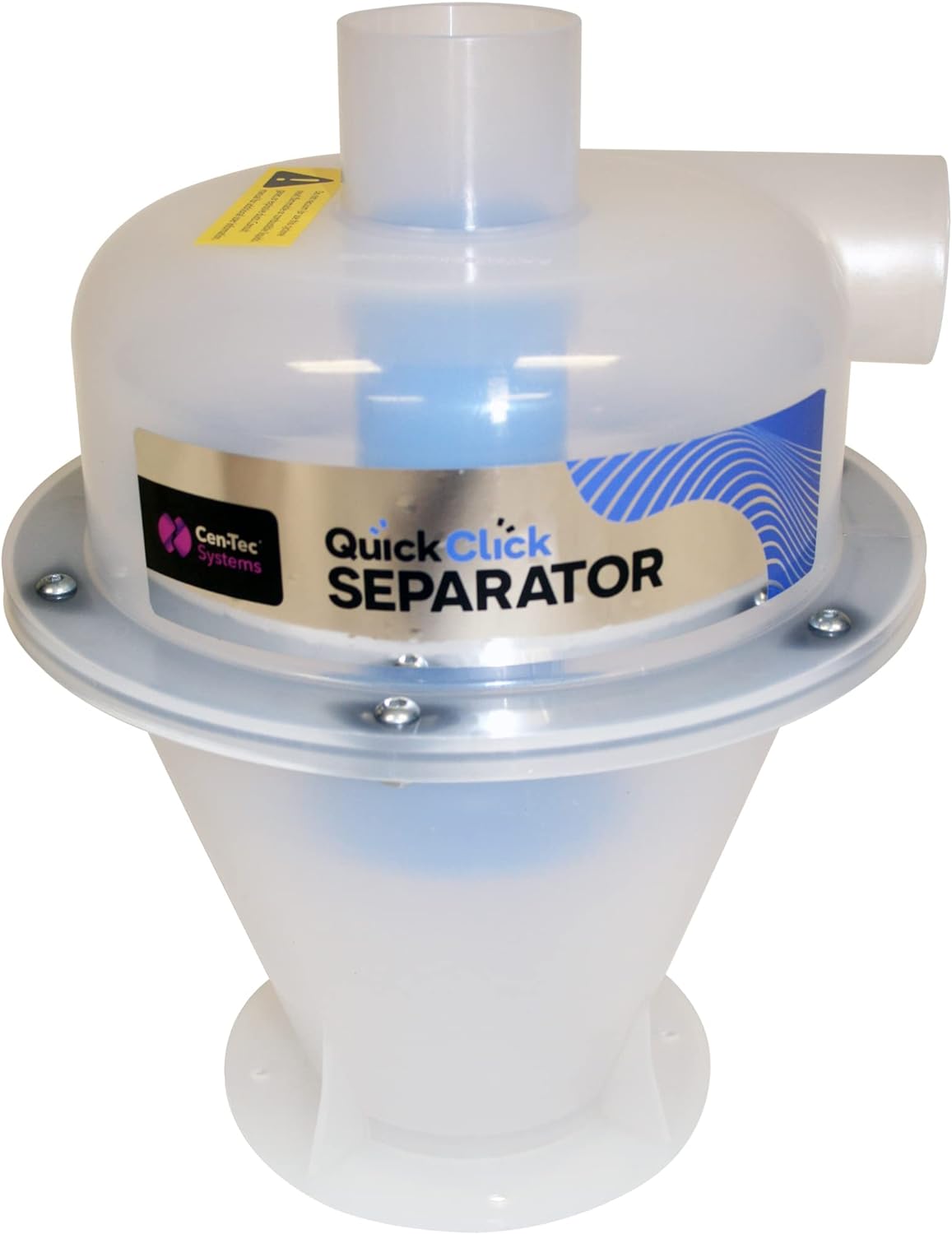 Cen-Tec Systems 97470 Quick Click Dust Collection Separator, Translucent