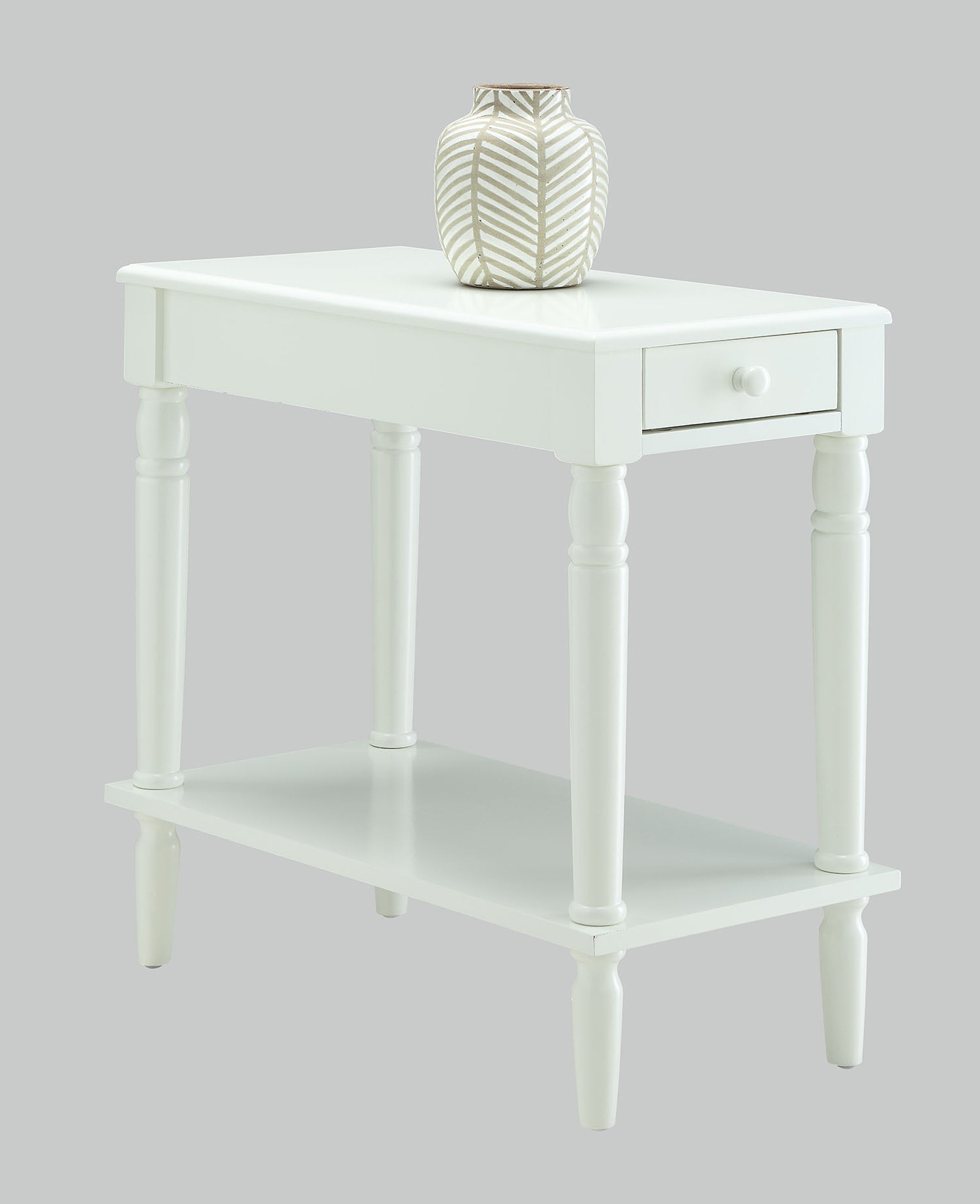 Convenience Concepts French Country No Tools Chairside Table