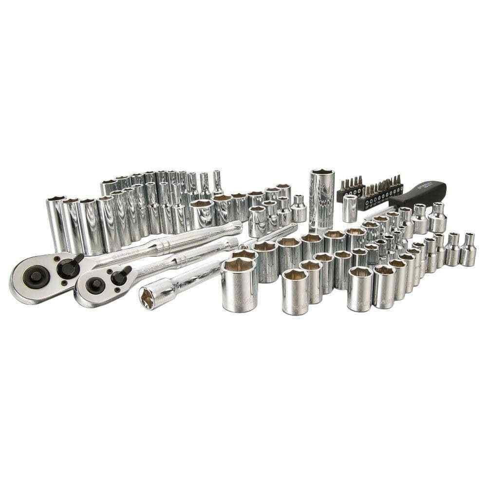 Stanley Mechanics Tool Set 85-Piece Ratchet &a; Socket Sets 1/4 in. and 3/8 in
