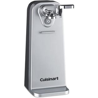 Cuisinart Deluxe Semi-Gloss Gray Electric Can Opener Magnetic Lid Holder