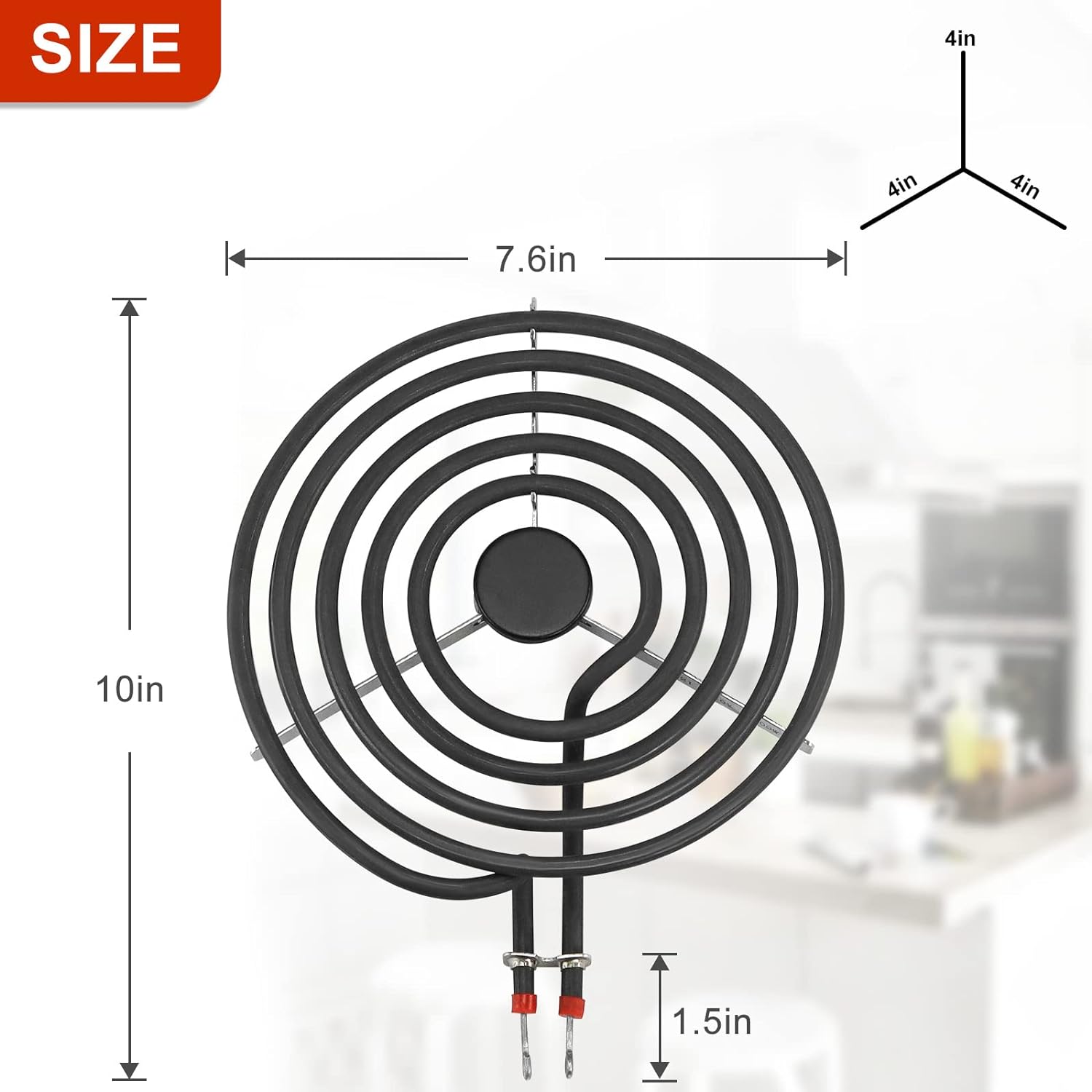 AMI PARTS 316442301 Electric Range Burner Element Replacement for 8&s;&s; Coil Surface Element MP26YA Electric Stove Burner (8