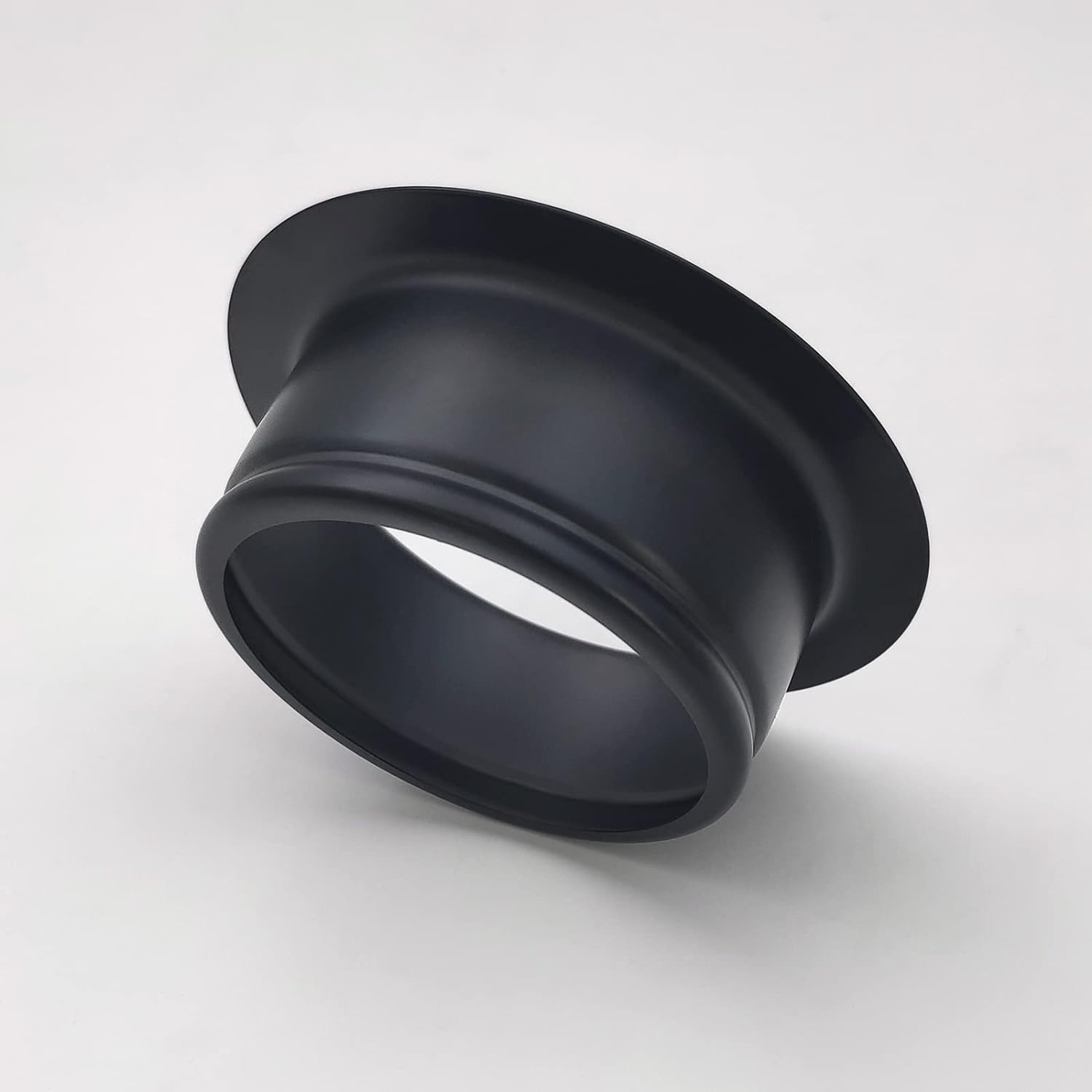 GZILA Garbage Disposal Flange Black, Universal Garbage Disposal Flange Replacement for 3-1/2 Inch Standard Sink Drain Opening S