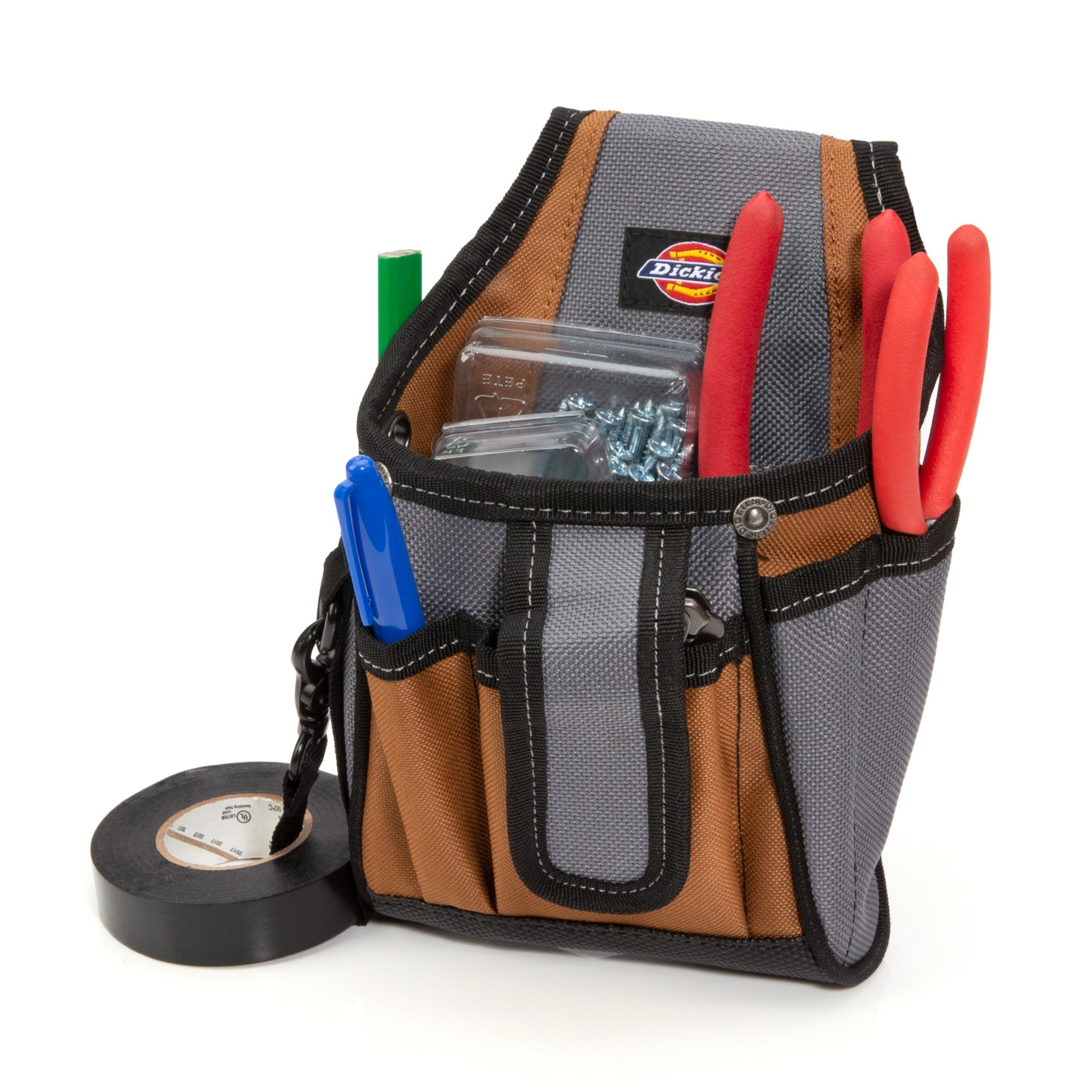 Dickies 7-Pocket Tech Pouch with Tape Tether