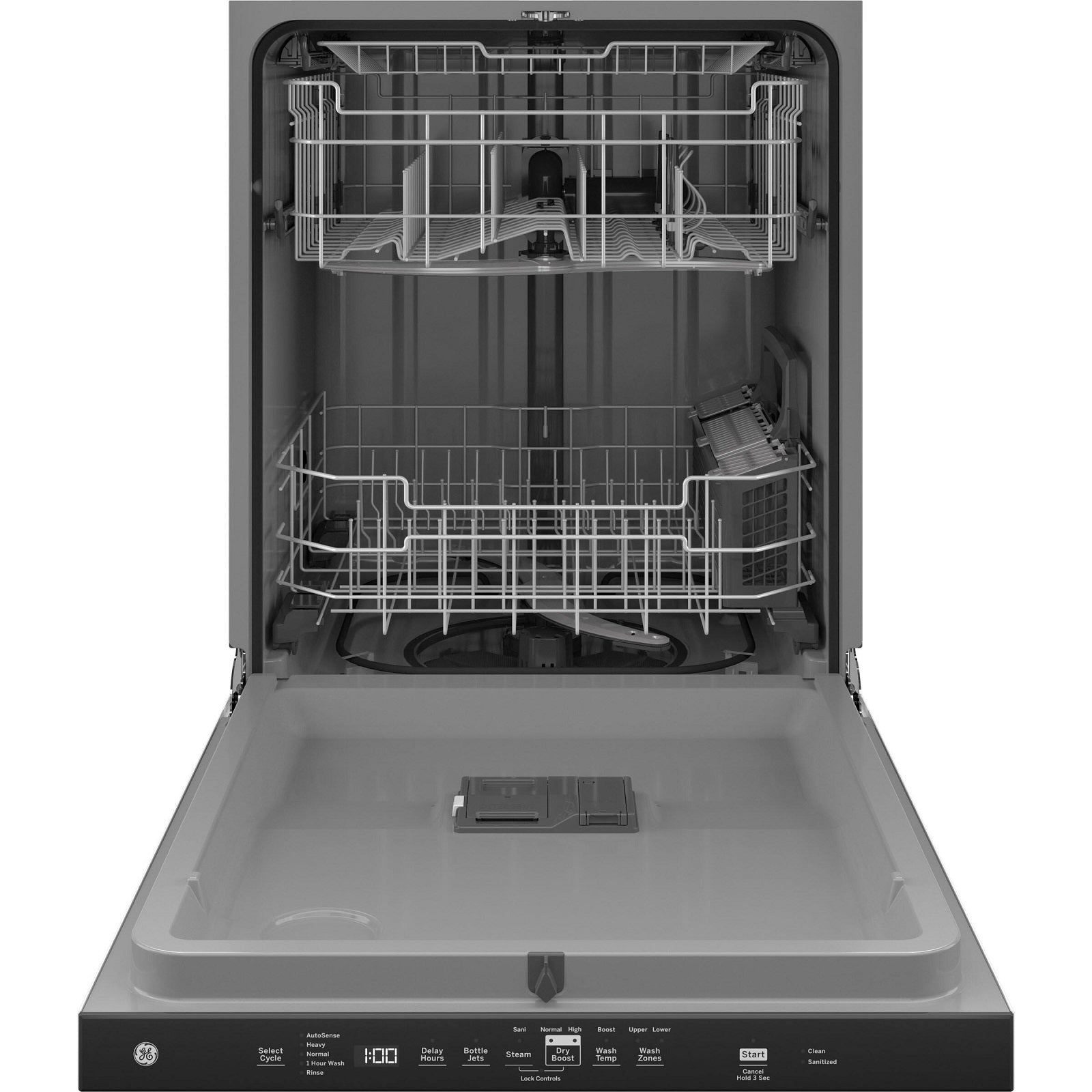 GE Appliances GDP630PGRWW GE &a;#174;Top Control with Plastic Interior Dishwasher with Sanitize Cycle &a; Dry Boost-