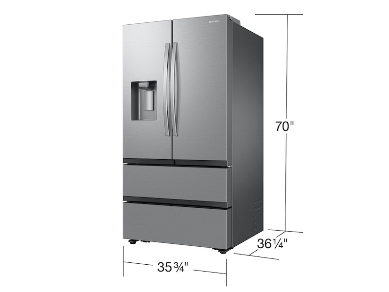 Samsung 30 cu. ft. Mega Capacity 4-Door French Door Refrigerator with Four Types of Ice in Stainless Steel
