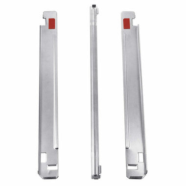 QRInnovations KSTK2 29 Inch Stacking Kit Chrome Steel Compatible with LG Washer Dryer