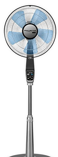 Rowenta VU5670 Turbo Silence Oscillating Fan, Standing Fan, 5 Speed Fan with Remote Control