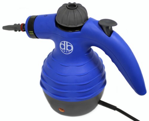 DBTech Handheld Multi-Purpose Pressurized Steam Cleaner for Stain Removal, Curtains, Crevasses, Bed Bug Control, Car Seats and More