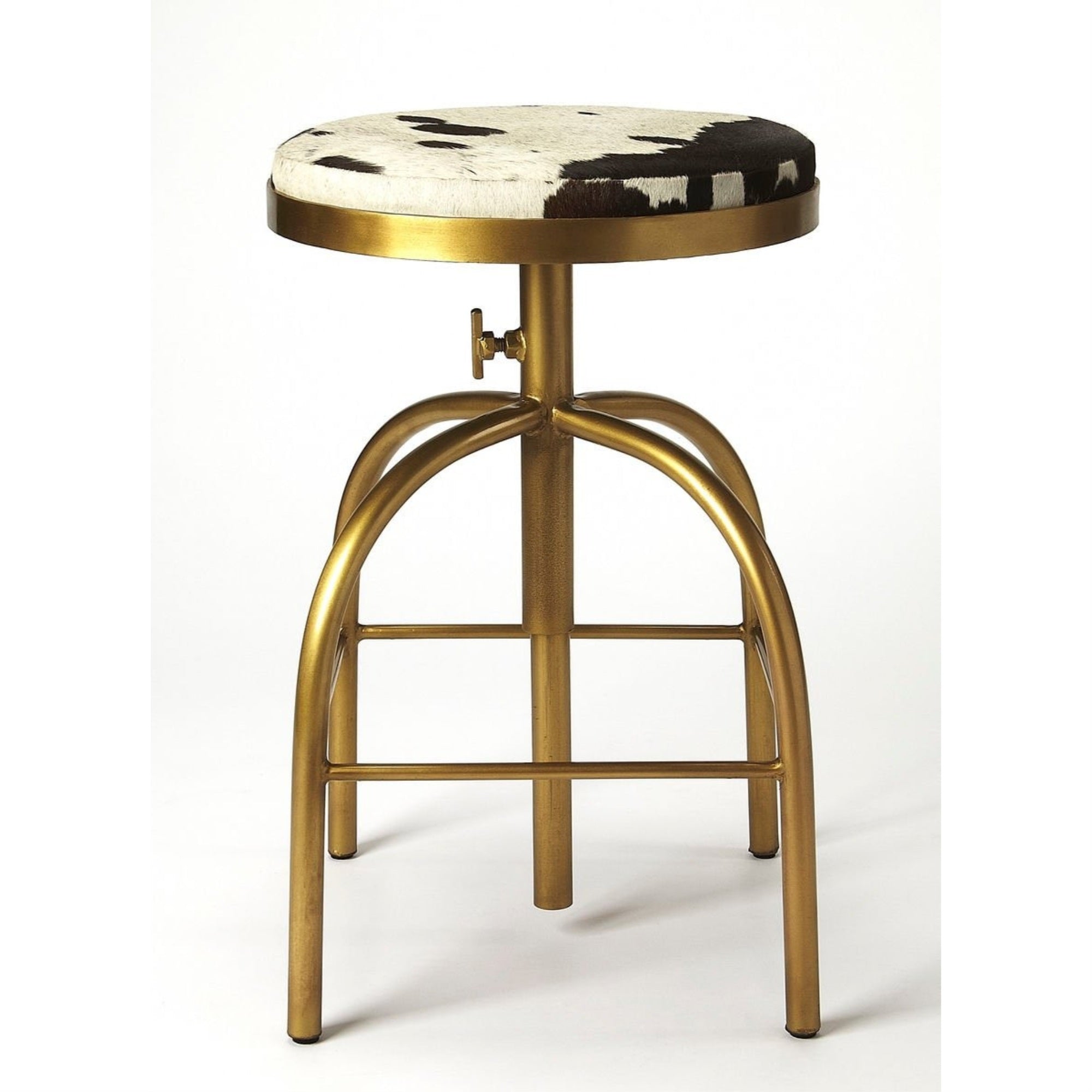 Ergode Grogan Hair-On-Hide Barstool