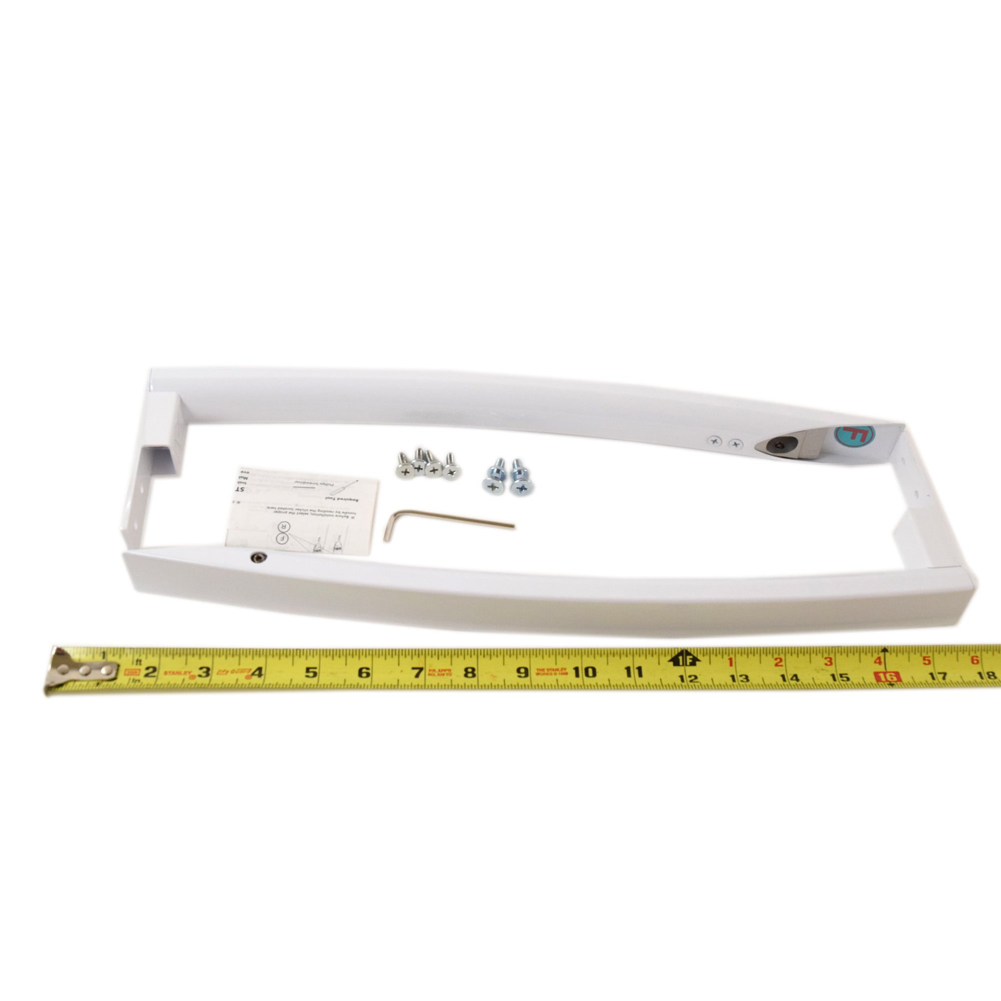 Daewoo 60140-0007200-00 Refrigerator Door Handle Set (White) Genuine Original Equipment Manufacturer (OEM) Part