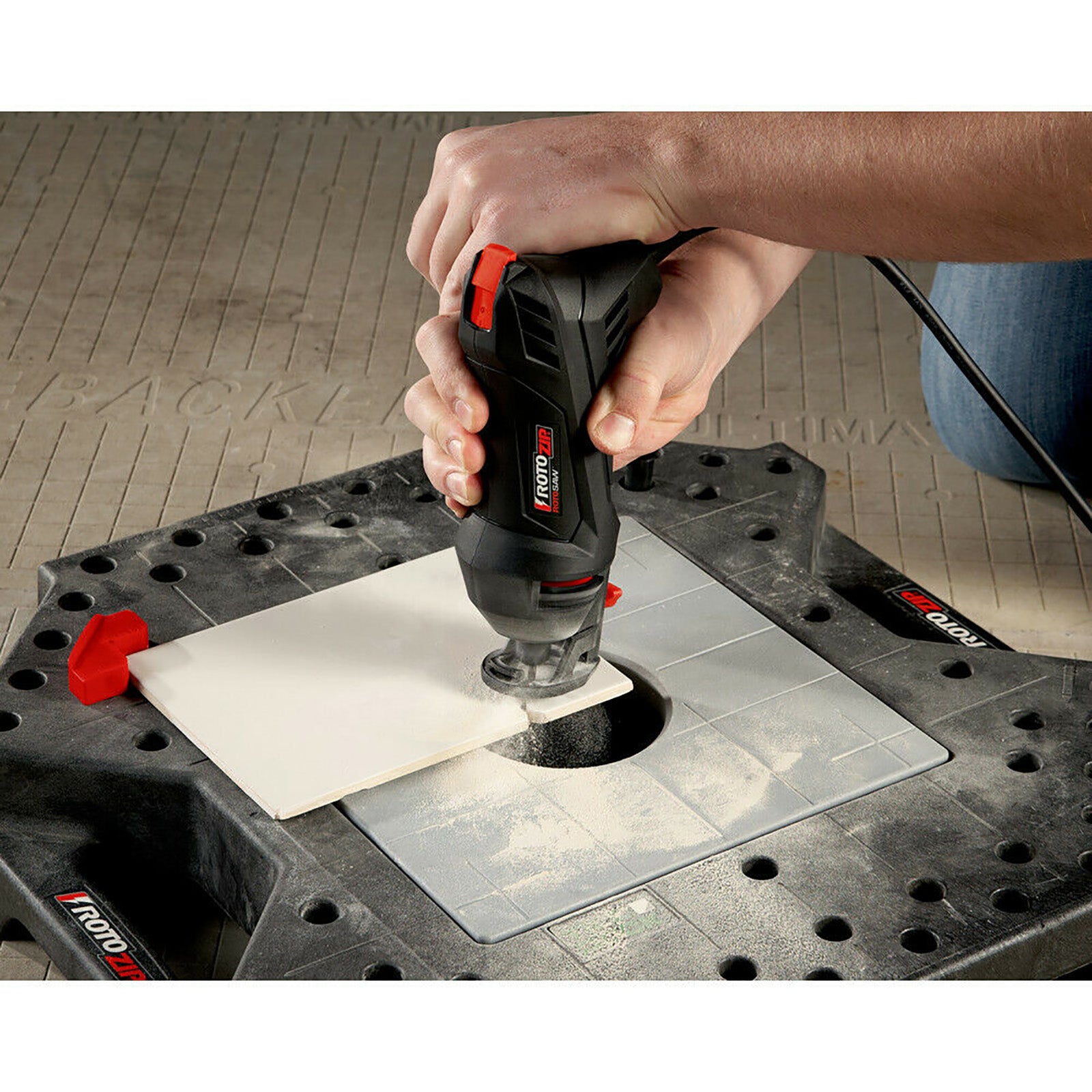 Rotozip SS355-10 RotoSaw 5.5A Spiral Saw Kit