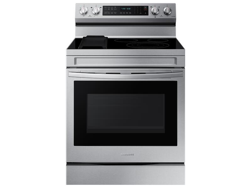 Samsung NE63A6711SS 6.3 cu. ft. Smart Freestanding Electric Range with No-Preheat Air Fry, Convection+ &a; Griddle in Stainless Steel