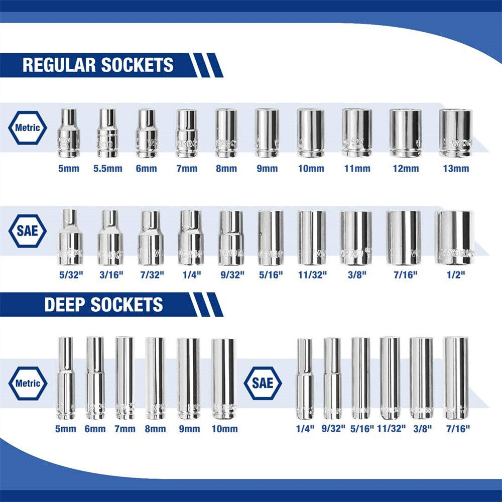 GCP Products 140Pcs 1/4