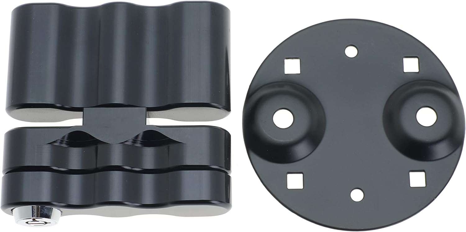 Wisdour RX-LOX-PM Pack Mount Lock with Keys Locking Pack Mount for RotopaX LOX-PM Fuel Pack or Storage Box and Water Pack Gas Can Mount