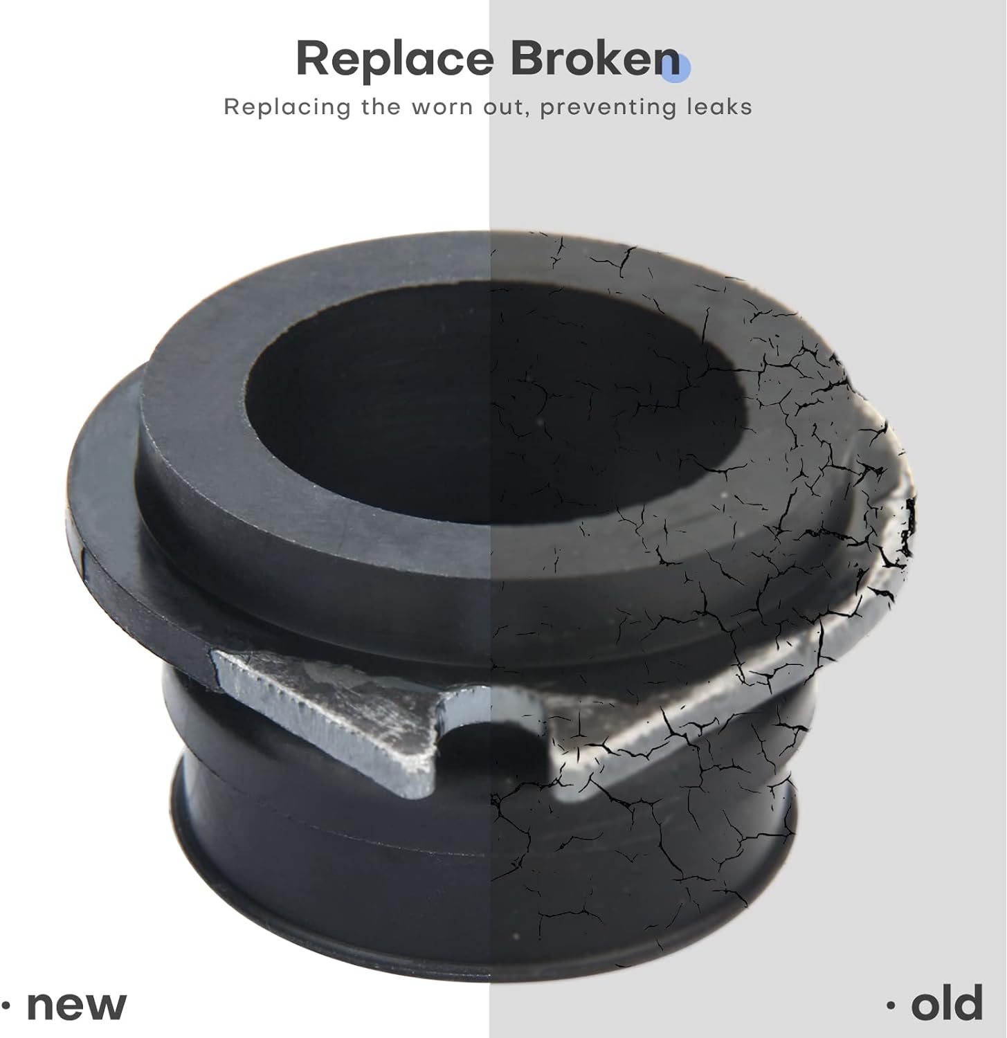 Generic 75499 Flex Coupler Garbage Disposal Replacement Parts, InsinkErator Garbage Disposal Rubber Insert Flexible Discharge Anti-Vibr