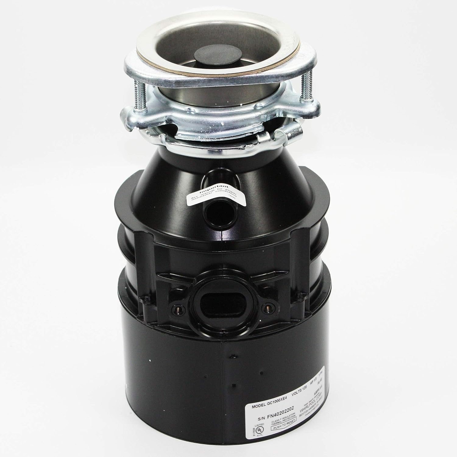 Standard Plumbing Supply Whirlpool GC1000XE 1/3 hp in Sink Disposer, Black
