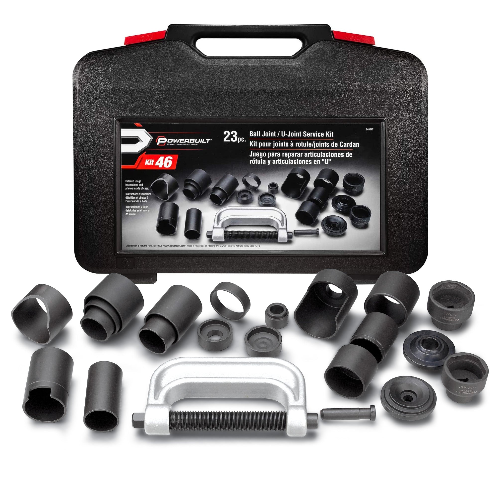 Powerbuilt 23 Piece Ball Joint/U-Joint Service Set - 648617
