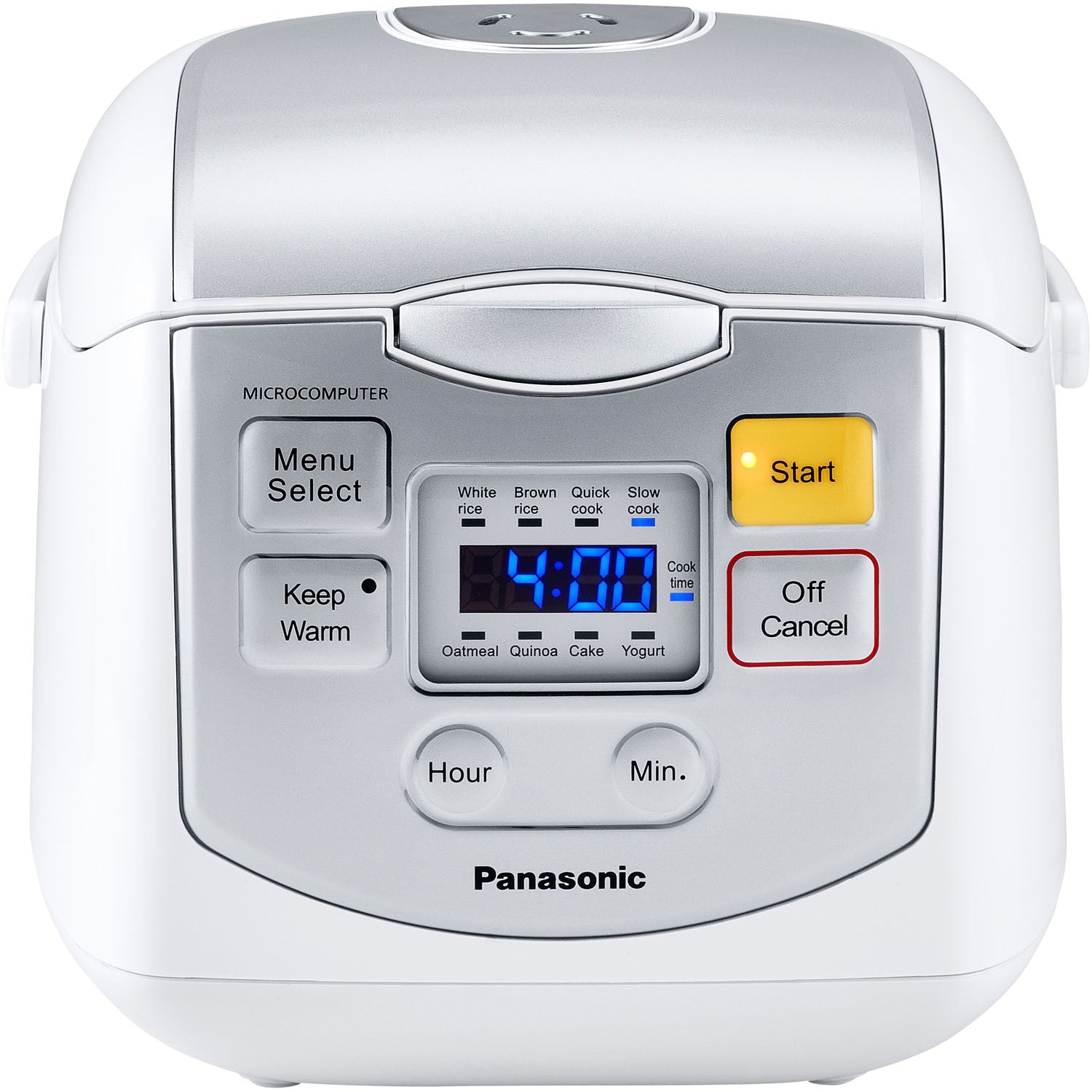 Panasonic sr-zc075w_3  4-Cup Microcomputer Controlled Rice Cooker - White/Silvertone, SR-ZC075W