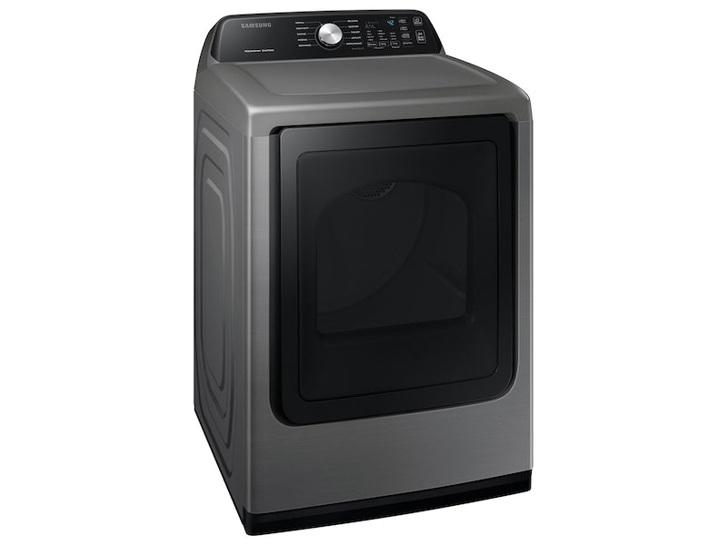 Samsung DVG45T3400P/A3 7.4 cf gas TL dryer W/Sensor Dry in Platinum
