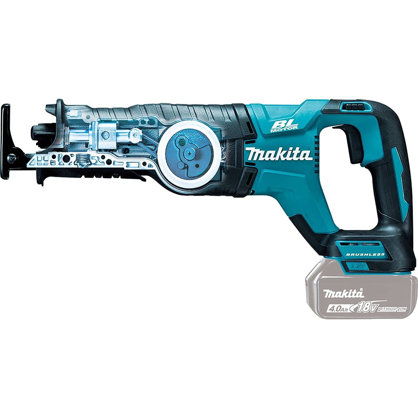 Makita XRJ05Z LXT 18V Cordless Lithium-Ion Brushless Reciprocating Saw (Tool Only)