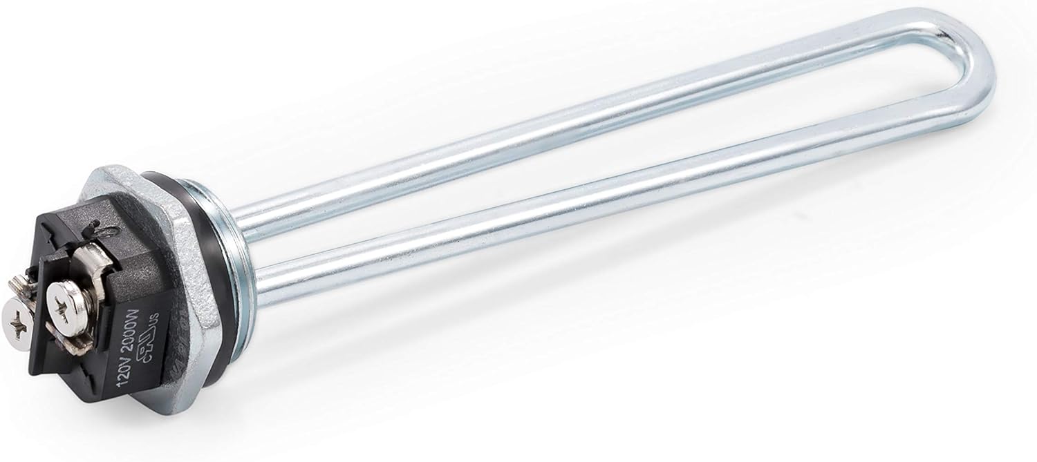 Camco 02202/02203 2000W 120V Screw-In Water Heater Element - High Watt Density