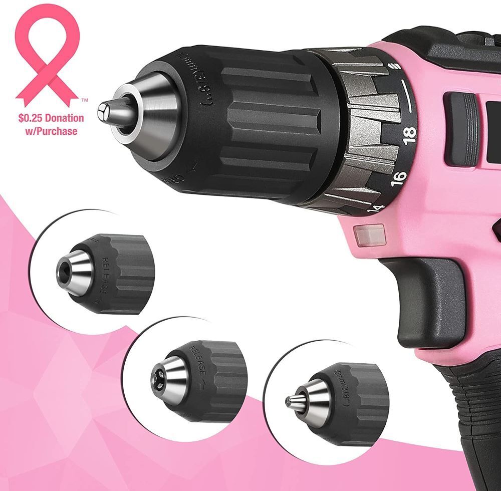 GCP Products 20V Cordless Drill Driver Set 3/8