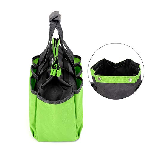 WORKPRO Garden Tool Bag, Garden Tote Storage Bag with 8 Pockets, Home Organizer for Indoor and Outdoor Gardening, Garden Tool Ki