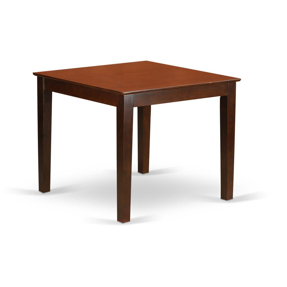 East West Furniture Dining Room Set Mahogany, OXFR3-MAH-05