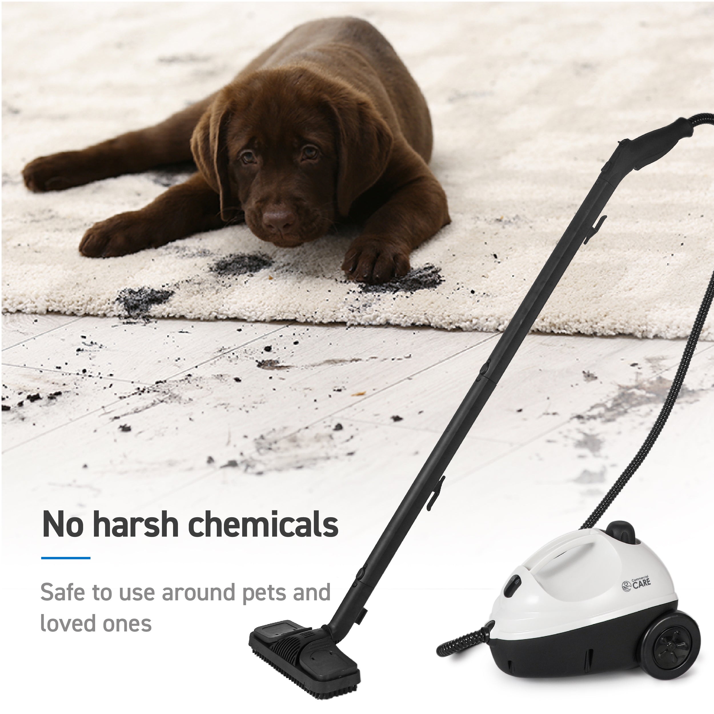 Commercial Care Multi-Purpose Steam Cleaner,White