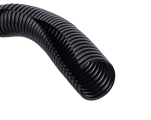 Gardner Bender FLX-1050B, Black Split Flex Tubing, 1 inch x 50 ft