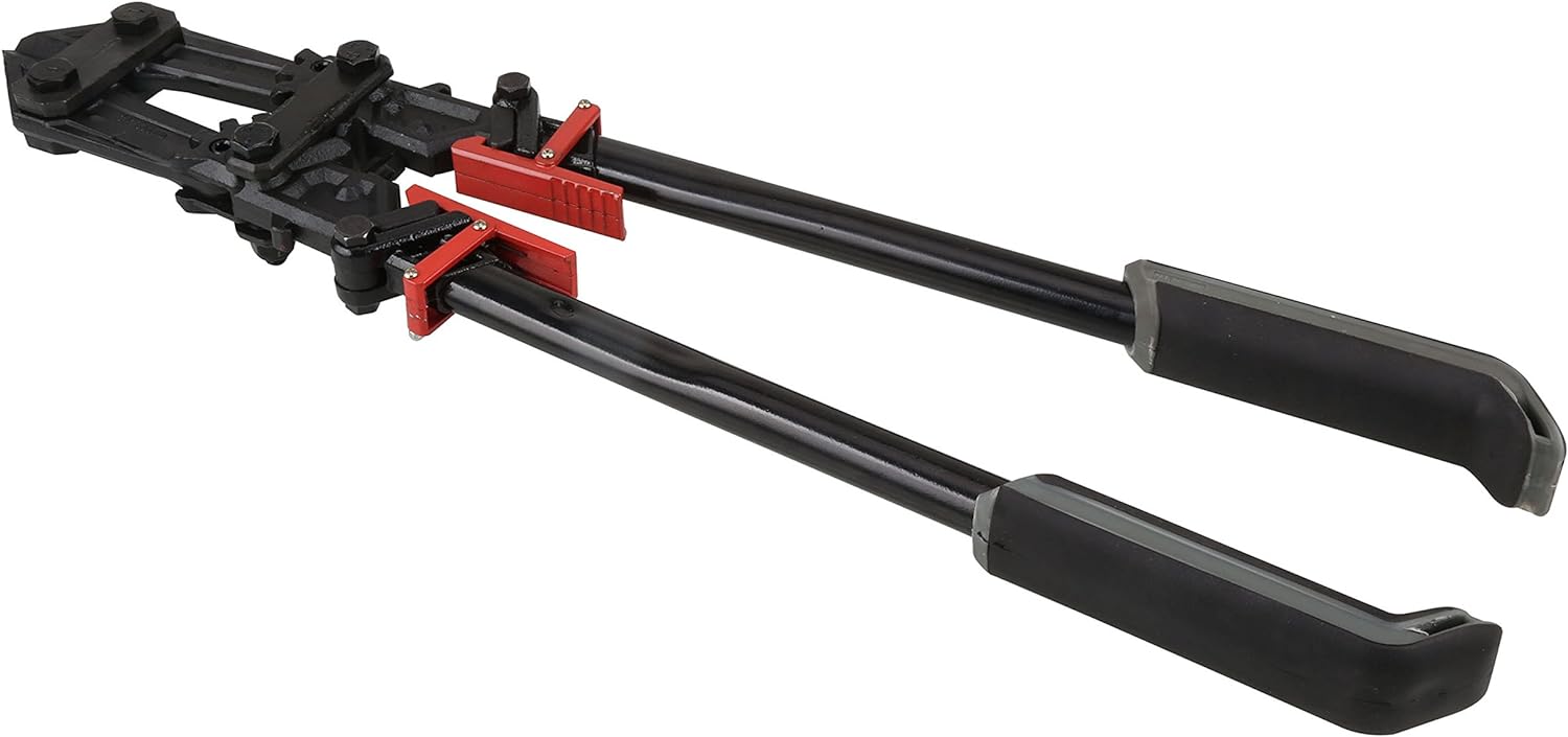 Olympia Tools 24-Inch Foldable Bolt Cutter with Rubber Grips - Black