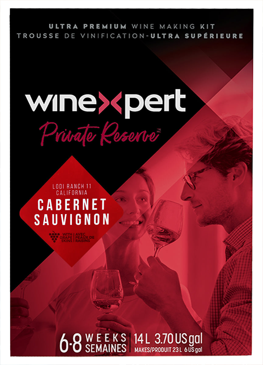 Home Brew Ohio Private Reserve Lodi, California Cabernet Sauvignon Wine Ingredient Kit