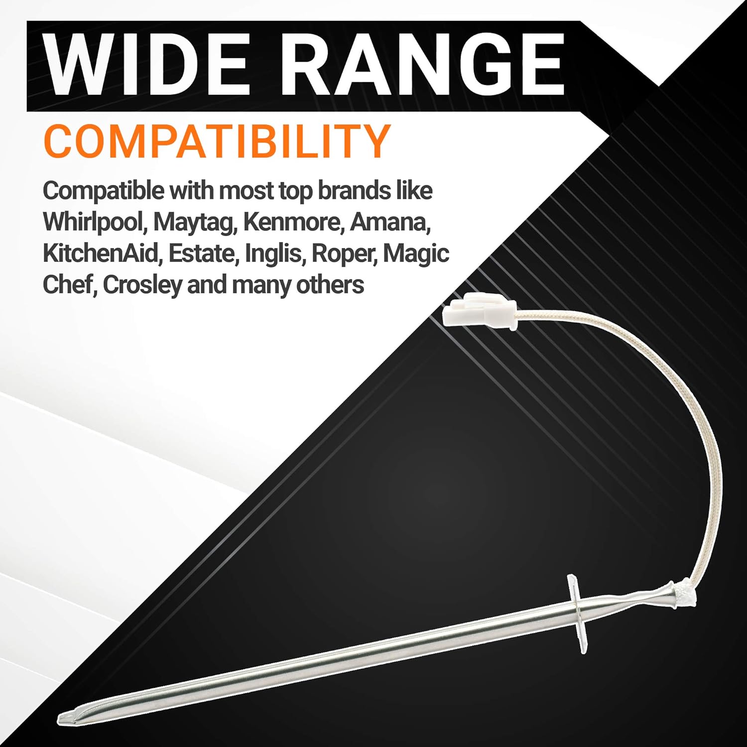 Bluestars Ultra Durable W10181986 Range Oven Sensor Probe Replacement part by Blue Stars - Exact Fit for Whirlpool Maytag Kenmore Ranges