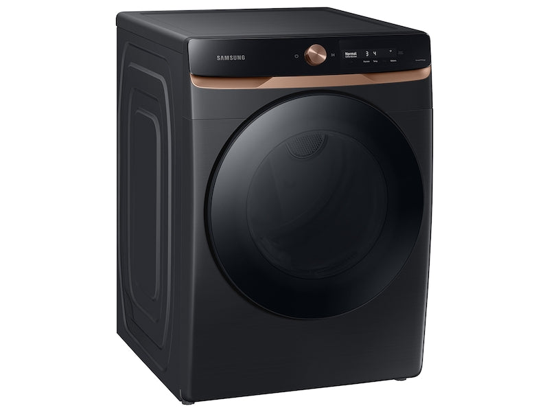 Samsung 7.5 cu. ft. AI Smart Dial Gas Dryer with Super Speed Dry and MultiControl in Brushed Black