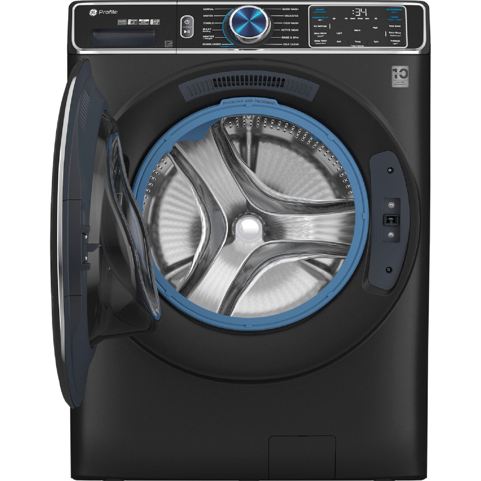 GE Appliances PFW950SPTDS GE  GE Profile 5.3 cu. ft. Smart Front Load ENERGY STAR Steam Washer - Carbon Graphite