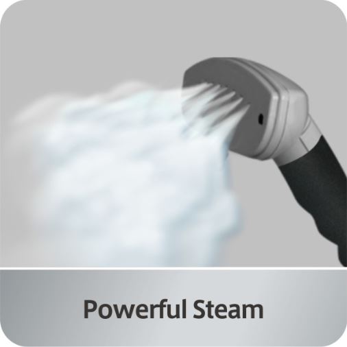 SALAV Professional Series Dual Bar Garment Steamer with Foot Pedals, GS45-DJ Silver