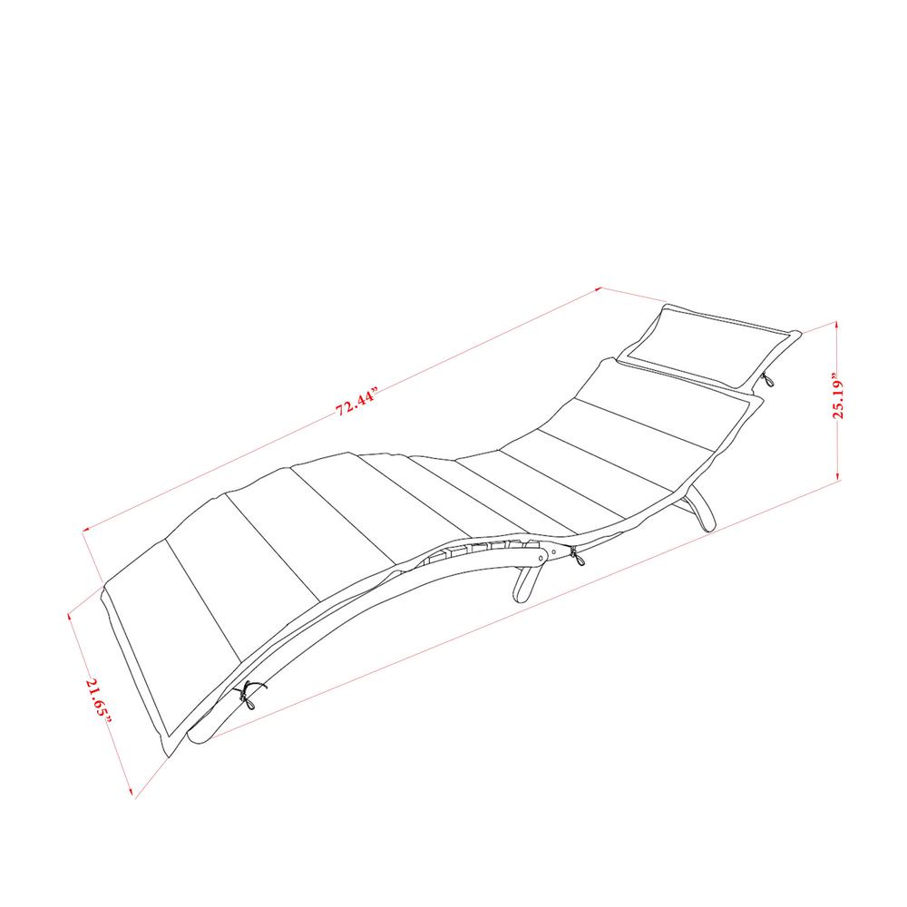 East West Furniture Outdoor Garden Summing Pool Outdoor Lounge Chairs - Helena Sun Lounger Chair