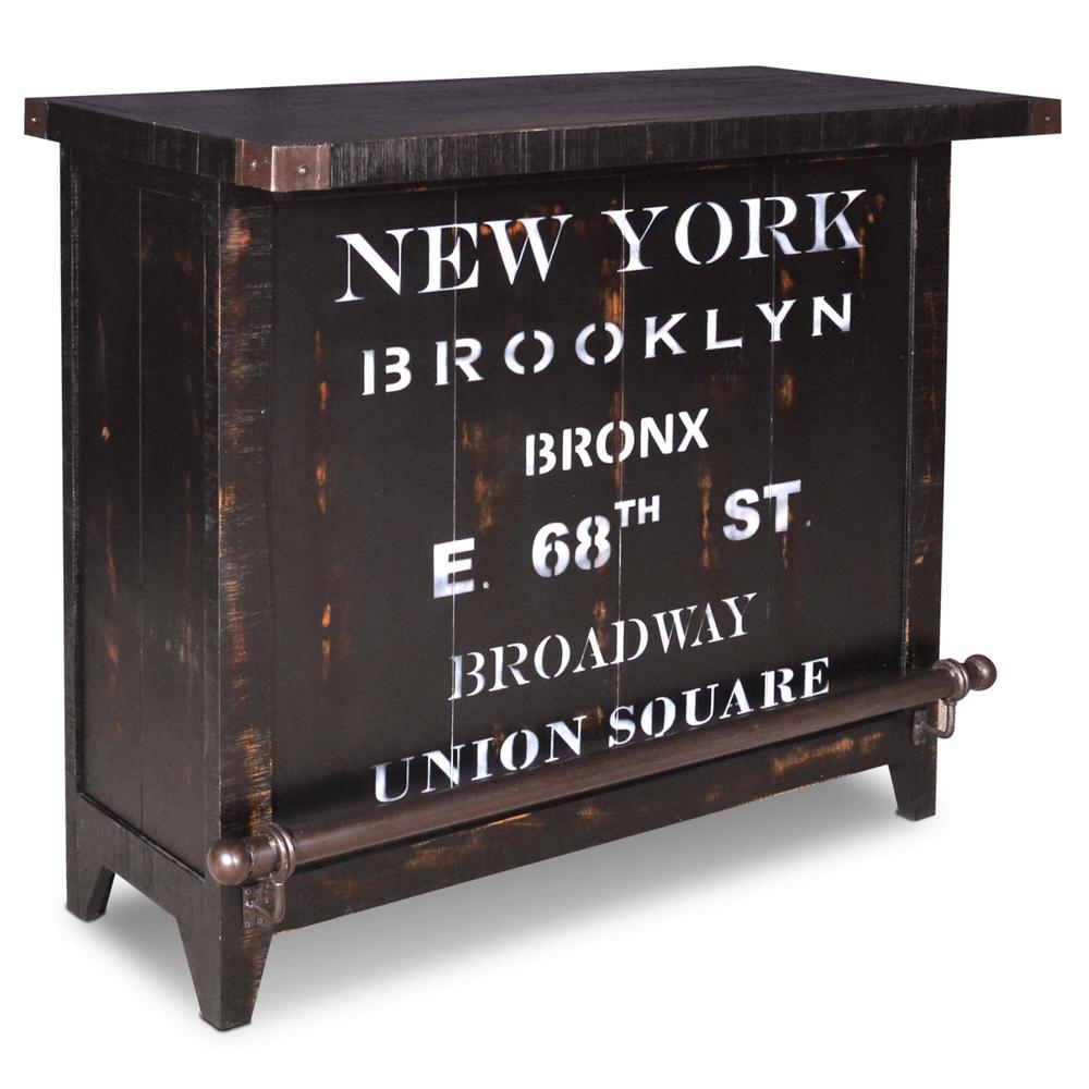 Sunset Trading Graphic 3 Piece Wine Bar Set