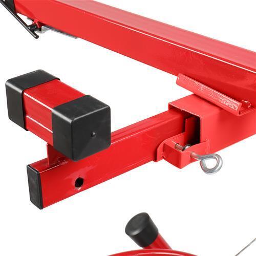GCP Products 11&s; Drywall Rolling Lifter Panel Hoist Jack Caster Construction Lockable Tool Us