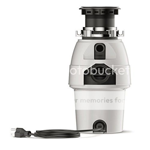 Waste King L-2600 Garbage Disposal with Power Cord, 1/2 HP