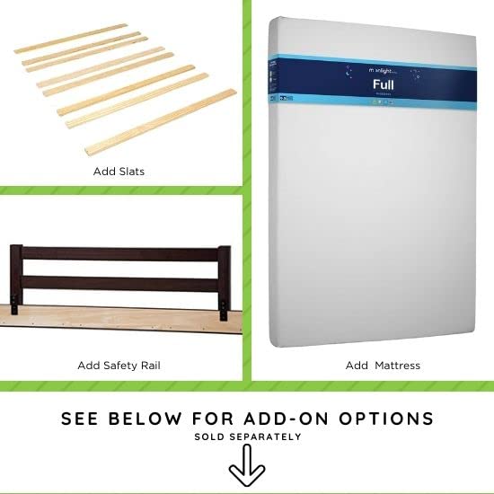 CC Kits Full Size conversion Kit Bed Rails for Baby cache cribs Multiple Finishes Available (cherry)