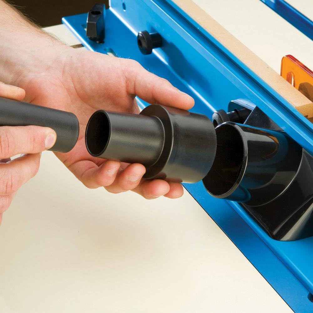 Rockler Dust Port Adapter - 1-1/4&s;&s; Vacuum Wand to 2-1/4&s;&s; Port Vacuum Hose Adapter &a;#226;&a;#128;&a;#147; Plastic Dust