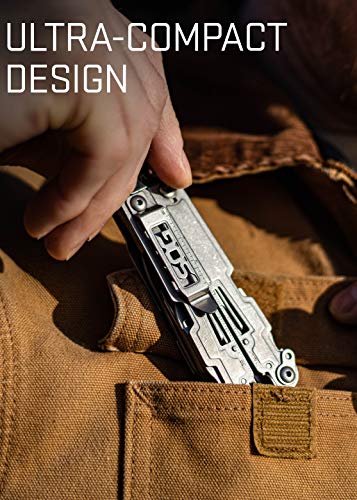 SOG PowerAccess Multi-Tool Pliers with 2.4 inch Folding Knife - Lightweight EDC Utility Tool w/ 18 Multi-Purpose Tools, One-Hand