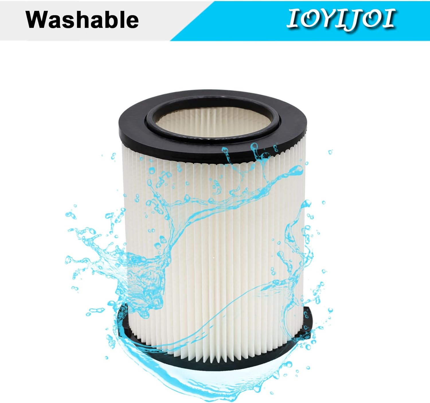 IOYIJOI 1 Pack Standard Wet or dry Vacuum Filter Vf4000 for RIDGID Vacs 5 Gallons and Larger Vacuum Cleaner, Replacement Vf4000 filter
