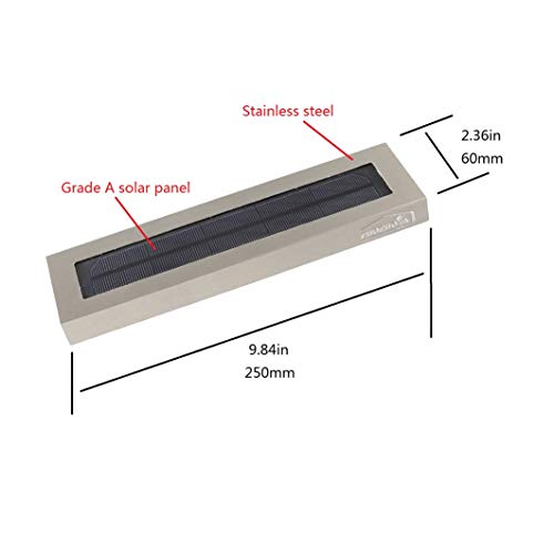 ZUOZUOYA Solar Lights Outdoor for House Numbers - Outdoor Solar Light for Address Sign Plate - Wall Light for Home,Garden,Patio and Yard